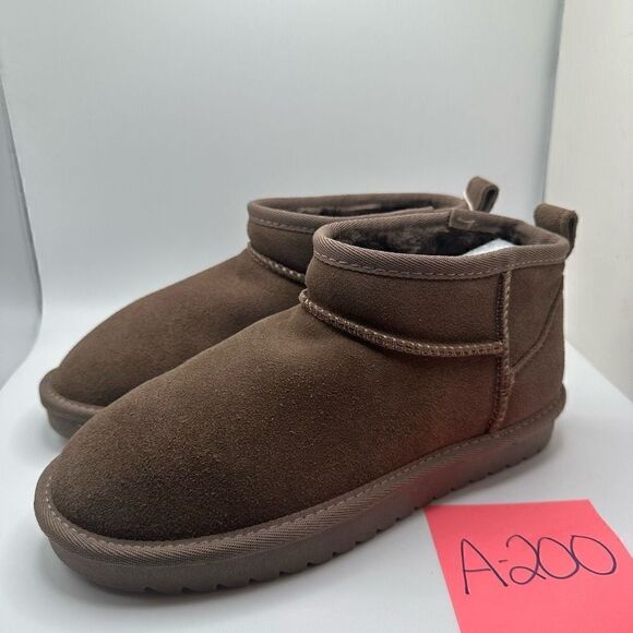 CUSHIONAIRE Women's pull on boot 6 BROWN - Picture 3 of 7